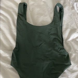 Aerie low back one piece bathing suit